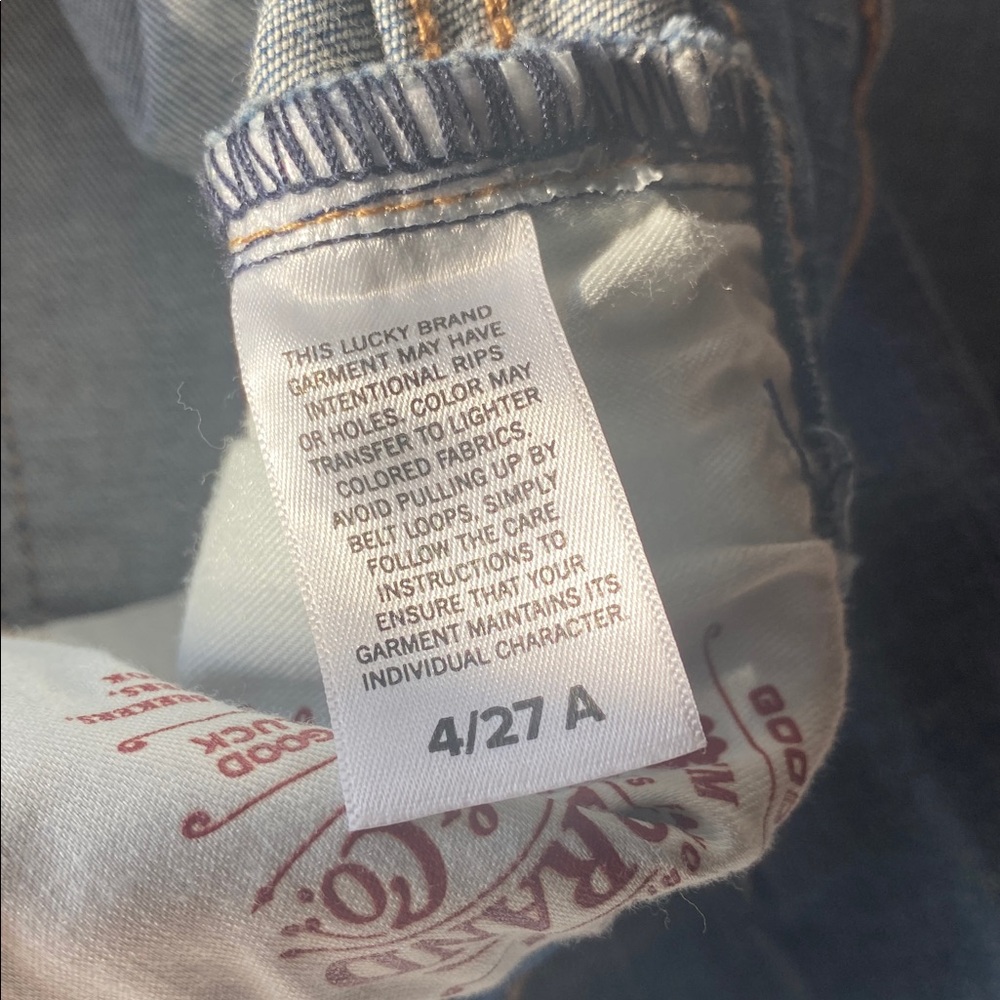Lucky Brand ladies jeans size 4 - Picture 6 of 10